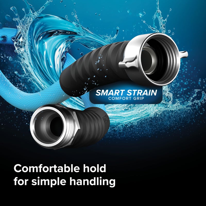 Camco EVOFlex 35-Ft RV Drinking Water Hose - Features Extra Flexible Design w/Stainless Steel Strain Relief Ends - Lead-Free, BPA-Free and Phthalate-Free - 5/8â€ Inside Diameter (22595) - Image 3